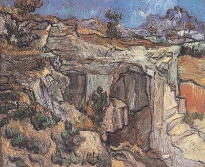 Vincent Van Gogh Entrance to a Quarry near Saint-Remy (nn04) oil painting image